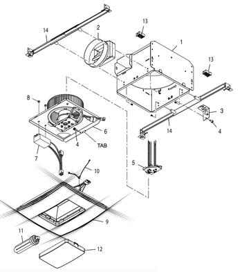 Diagram for QTXE110FLC